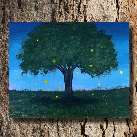 Other - Original tree landscape painting on canvas